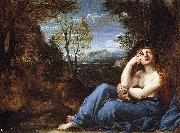 Annibale Carracci Penitent Magdalen in a Landscape painting